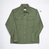 #119 BWS-03 MILITARY OVERSHIRT 10 oz. army green military twill (size M)