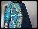 Image 4 of CURE Distressed Hoodie (Small)