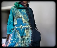 Image 1 of CURE Distressed Hoodie (Small)