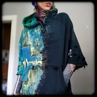 Image 10 of CURE Distressed Hoodie (Small)