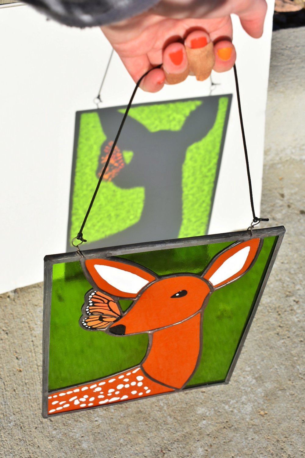 Image of Fawn & Monarch Friends