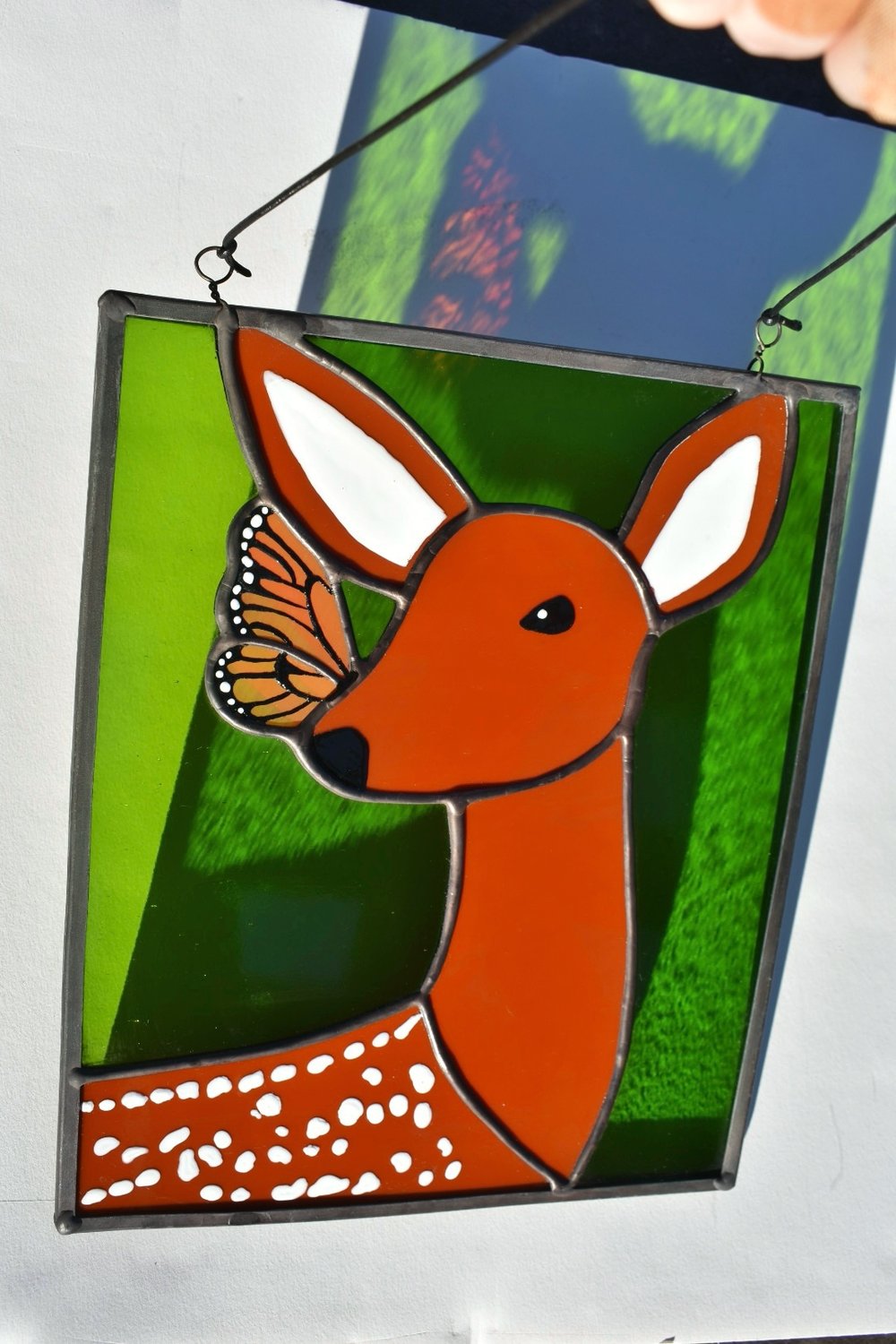 Image of Fawn & Monarch Friends
