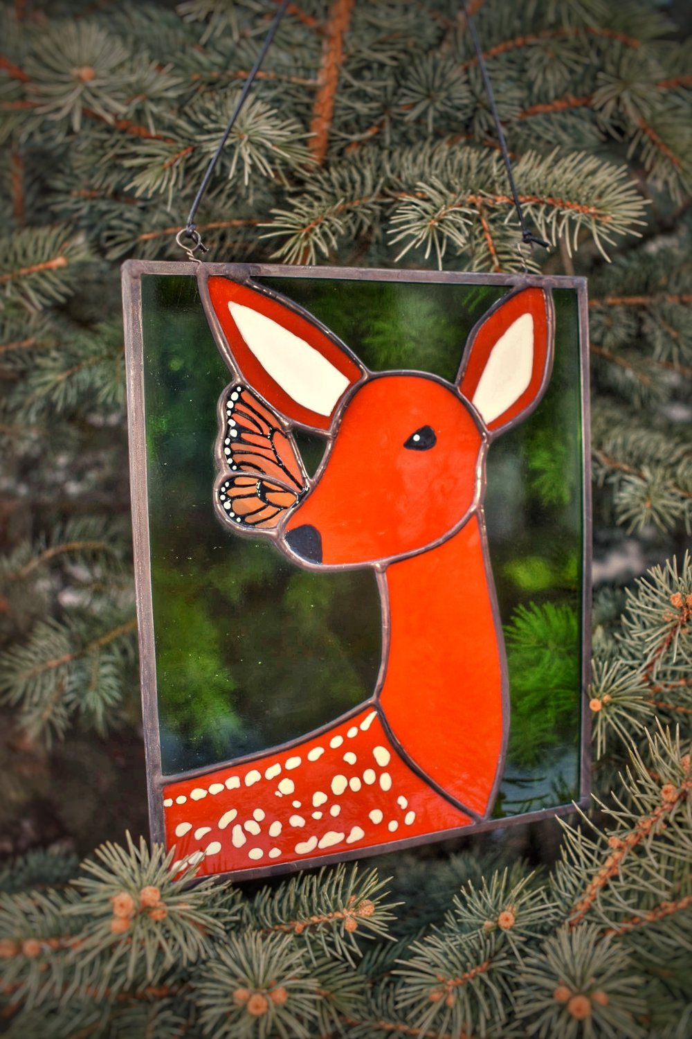 Image of Fawn & Monarch Friends