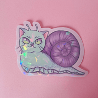 Snail Cat Sticker