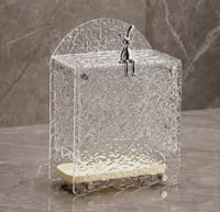 Image 3 of  Acrylic Knife Block Holder Clear Storage Rack Organizer Wall Mounted & Table Top