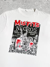 Image 4 of *Rare* Misfits 1980’s ‘Necros’ Pushead White T-Shirt