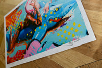 Image 3 of Limited Edition "SHARK GIRL!" Lithograph Print