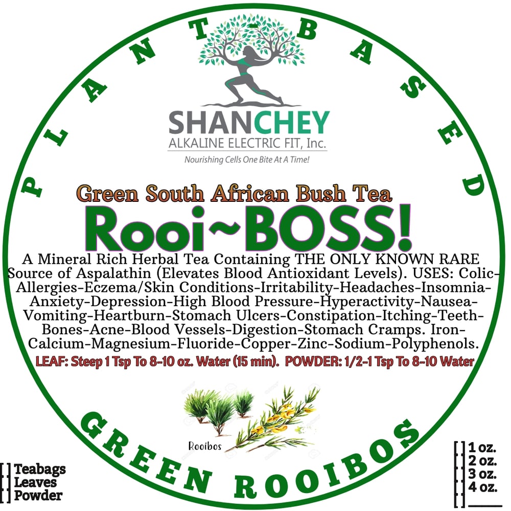 Rooi-BOSS! Green South African Bush Tea (Natural Supplement)