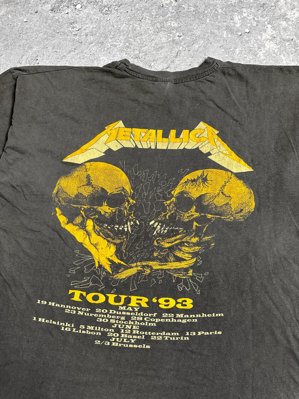 Metallica 1993 ‘Nowhere Else To Roam’ Bootleg T-Shirt