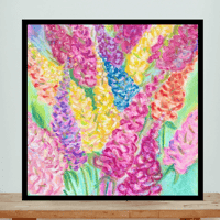 Image 5 of Snapdragons- original artwork 