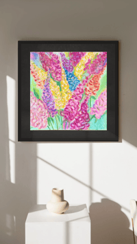 Image 1 of Snapdragons- original artwork 
