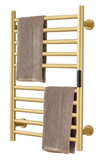 Image 1 of Gold Heated Towel Warmer