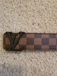 Image 7 of LV Belt Checker Board Brown