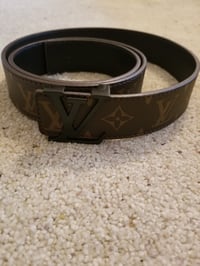 Image 5 of LV Belt Brown/Black Buckle