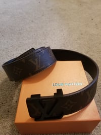 Image 4 of LV Belt Brown/Black Buckle