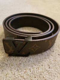 Image 6 of LV Belt Brown/Black Buckle