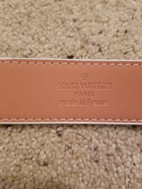 Image 10 of LV Belt  Cream