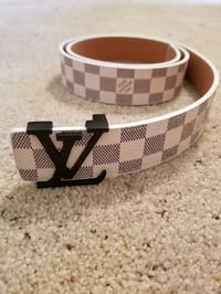 Image 2 of LV Belt  Cream