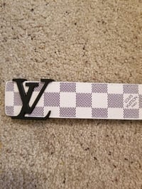 Image 7 of LV Belt  Cream