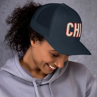 Image 2 of CHI Trucker Cap (Navy/Navy)