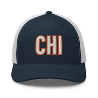 Image 3 of CHI Trucker Cap (Navy/White)