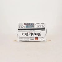 Image 1 of Newspaper Envelope Clutch