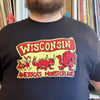 AMERICA'S MONSTERLAND Wisconsin Cryptid 100% Cotton Men's Unisex T-Shirt