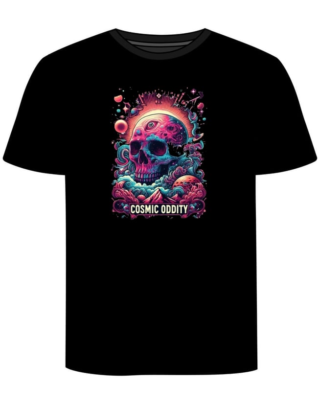 Cosmic Galaxy Skull