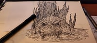 Image 2 of Godzilla print