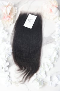 Image 2 of XO Kinky Straight 5x5 HD Closure