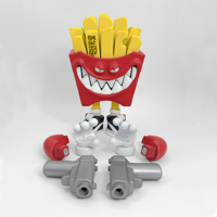 Image 2 of B&W Felon Fries 6" [1st Edition]