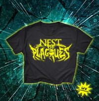 Nest of Plagues UV Croptop - Yellow