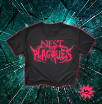 Nest of Plagues UV Croptop - Pink