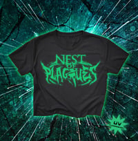 Nest of Plagues UV Croptop - Green