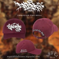 Image 1 of ENEMY 906 - MAROON EMBROIDERED CAP