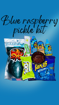 Blue raspberry pickle kit 🤤🔥