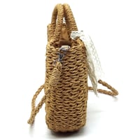 Image 3 of Straw Crossbody Bag