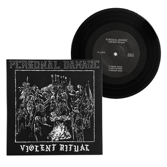 Image of Personal Damage - "Violent Ritual"7"