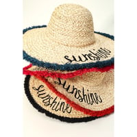 Image 1 of Sunshine Straw Hat