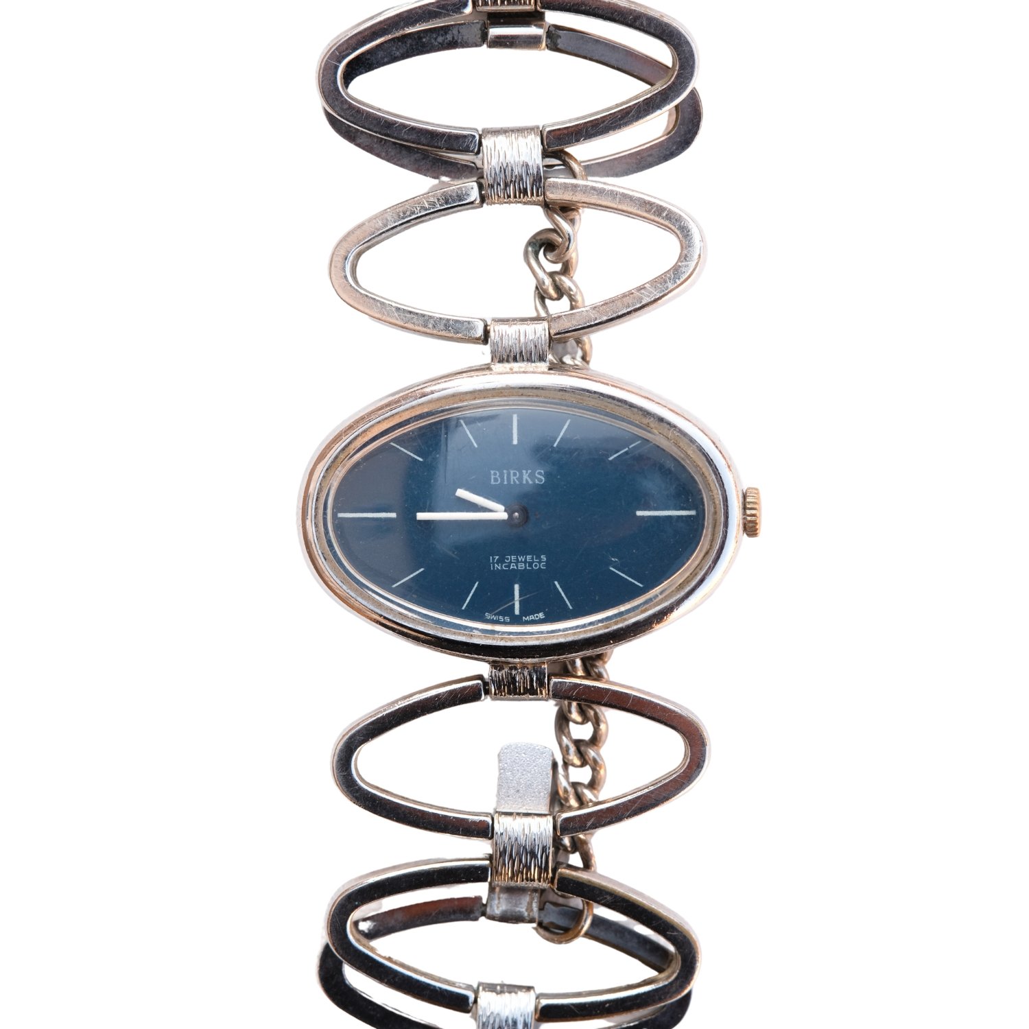 80s silver birks bracelet outerpiece