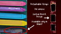 Extra Detachable Straps with Pin Inserts