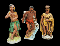 Image 1 of Vintage Okolehao Mini Decanter Set FREE SHIPPING 