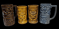 Image 1 of Vintage Mug Set From Teauila's & Hawaiian Inn Daytona FREE SHIPPING 
