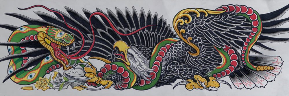 Image of THE SERPENT HOLDS THE EAGLE