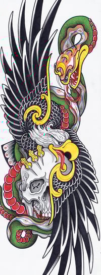 THE SERPENT AND EAGLE FIGHT OVER POWER