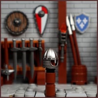 Image 2 of Norman Helmet (Diamond) - LoongBrick