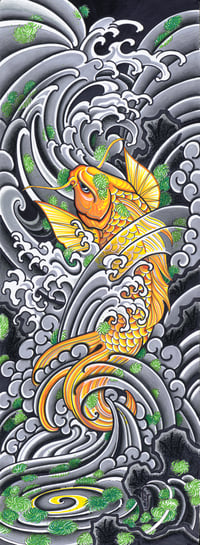 GOLDEN KOI FISH