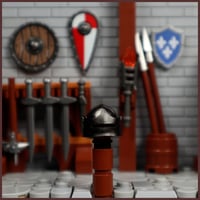 Image 1 of Sallet Helmet (With Plume) - LoongBrick