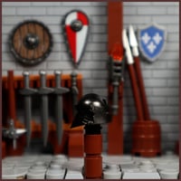 Image 2 of Sallet Helmet (With Plume) - LoongBrick