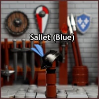 Image 4 of Sallet Helmet (With Plume) - LoongBrick